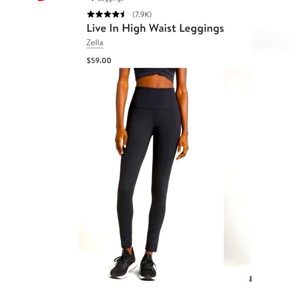 Zella Pants - Zella Women's Sleek Black Leggings